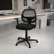 Flash Furniture Mesh Task Chair, Black LF-118P-T-BK-GG